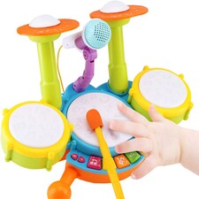 Beginners Musical Table Top Drum Kit Play Set thumbnail 5