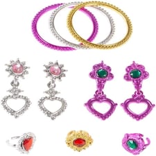 Princess Shoe and jewelry Boutique with 4 Pairs of Shoes, Rings, Bracelets & Earrings Included thumbnail 3