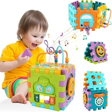 Activity Cube Baby Toys, 6 in 1 Musical Activity Cube Educational Toy