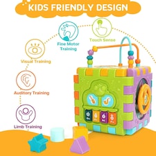 Activity Cube Baby Toys, 6 in 1 Musical Activity Cube Educational Toy thumbnail 3
