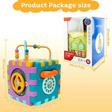Activity Cube Baby Toys, 6 in 1 Musical Activity Cube Educational Toy thumbnail 5