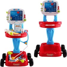 17-Piece Kids Doctor Playset – Pretend Medical Kit with Interactive Dials & Realistic Accessories – Educational Role Play Toy for Boys & Girls Ages 3+ thumbnail 4