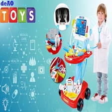 17-Piece Kids Doctor Playset – Pretend Medical Kit with Interactive Dials & Realistic Accessories – Educational Role Play Toy for Boys & Girls Ages 3+ thumbnail 9