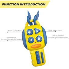 Children’s Back Seat Driving Toy – 360° Steering Wheel with Lights, Sounds & Suction Mount thumbnail 4