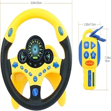 Children’s Back Seat Driving Toy – 360° Steering Wheel with Lights, Sounds & Suction Mount thumbnail 7