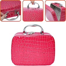 23-Piece Makeup Toy Set – Safe Non-Toxic Pretend Cosmetic Beauty Kit with Vanity Case thumbnail 7