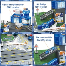 Interactive Airport Play Set – Aircraft Tower, Vehicles & Large Battle Map for Kids Ages 3+ thumbnail 6