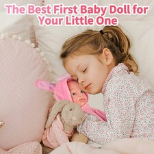 26-Piece Baby Doll Playset – Includes Carry Cot, Feeding Set, Clothing & Accessories thumbnail 4