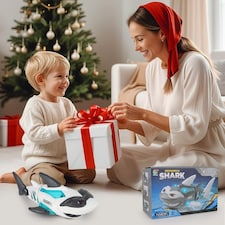 Electric Crawling Shark Toy for Toddlers with Lights, Music, and Obstacle Avoidance thumbnail 7