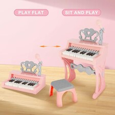 Piano Toy 25 Keys Music Toy Instruments with Microphone Piano Keyboard Toy thumbnail 5