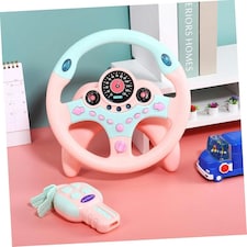 Kids Pretend Driving Steering Wheel Toy – Backseat Car Playset with Lights, Sounds & Music, 360° Rotation, Suction Cup Mount thumbnail 7
