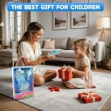 Princess Dress-Up Costume Set for Girls – Cape, Crown, Wand, Necklace, Ring, Gloves & Earrings Perfect for Birthdays, Parties, Halloween, Christmas & Cosplay thumbnail 5