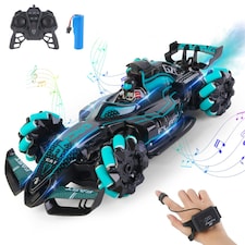Remote Control Spray Racing Car with Lights, Music & Watch Controller – Educational Toy for Kids Ages 6+