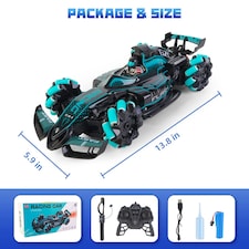 Remote Control Spray Racing Car with Lights, Music & Watch Controller – Educational Toy for Kids Ages 6+ thumbnail 5