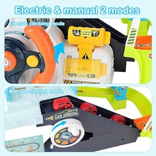 Car Garage Tracks Simulation Steering Wheel Toy Set thumbnail 3