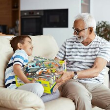 Car Garage Tracks Simulation Steering Wheel Toy Set thumbnail 5