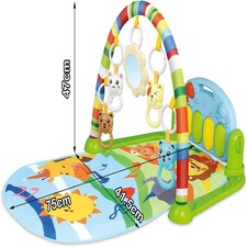 4 in 1 Baby Mat Kick and Piano Gym Music and Soft Light Detachable Activity Toys thumbnail 5