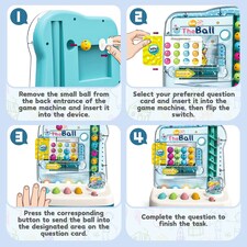 Interactive Ball Roll Toy with Music Lights and Sound blue thumbnail 6