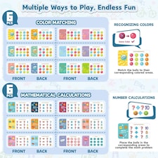 Interactive Ball Roll Toy with Music Lights and Sound blue thumbnail 7