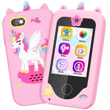 Kids Smart Phone Toy – 22 Educational Apps & Camera (Pink) thumbnail 5