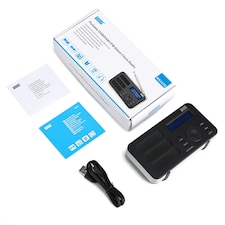 Portable DAB/DAB+/FM Radio Dual Alarm Clock with Built-In Rechargeable Battery - RDS, DRC, Prune & AUX Output - August MB225B thumbnail 7