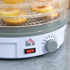 HOMCOM 5 Tier Food Dehydrator for Drying Fruit Meat Vegetable Jerky Pet Treat thumbnail 8