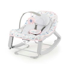 Ingenuity Keep Cozy 3-in-1 Grow with Me Baby Bouncer & Rocker Pink 0-30 Months