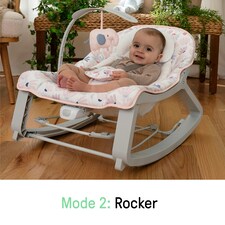 Ingenuity Keep Cozy 3-in-1 Grow with Me Baby Bouncer & Rocker Pink 0-30 Months thumbnail 3