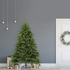 Richmond Fir Winter Pre-Lit Artificial Christmas Tree | Multi | One Size thumbnail 2