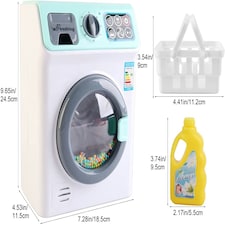 My First Washing Machine Play Set – Realistic Laundry Toy with Lights, Sounds & Accessories Educational Gift for Kids Ages 3+ thumbnail 5