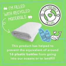 Snug Get Fresh Anti Allergy Mattress Protector | White | Double thumbnail 5