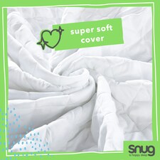 Snug Get Fresh Anti Allergy Mattress Protector | White | Double thumbnail 6