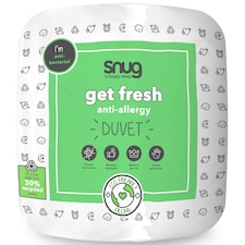 Snug Get Fresh Anti Allergy 10.5 Tog Duvet | White | King