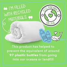 Snug Get Fresh Anti Allergy 10.5 Tog Duvet | White | King thumbnail 3