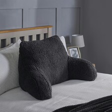 OHS Teddy Fleece Reading Support Soft Cosy Bed Pillow Cuddle Cushion | Cream | Natural | 40 x 60 x 100cm | 1 thumbnail 5