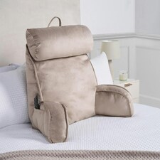 OHS Soft Plump Cosy Reading Support Sofa Bed Pillow Cuddle Cushion With Head Rest | Brown | Mink | 80 x 60cm | 1 thumbnail 5