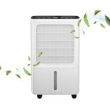 DMD 16L/Day Dehumidifier for Home Damp with Digital Humidity Display, 24H Timer, Continuous Drainage