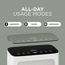 DMD 16L/Day Dehumidifier for Home Damp with Digital Humidity Display, 24H Timer, Continuous Drainage thumbnail 4