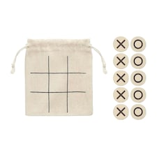 MidOcean Topos Wooden Tic-Tac-Toe Game - Beige - One Size
