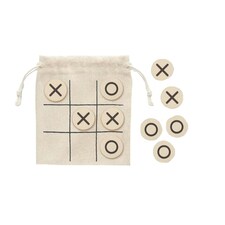 MidOcean Topos Wooden Tic-Tac-Toe Game - Beige - One Size thumbnail 3