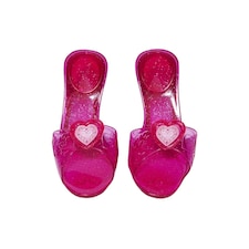 Bristol Novelty Girls Heart Jelly Shoes - Pink - 4-6 Years 4-6 years
