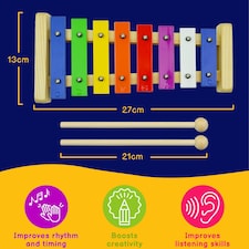 A-Star 8 Note Glockenspiel - Coloured Keys thumbnail 2