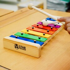 A-Star 8 Note Glockenspiel - Coloured Keys thumbnail 5