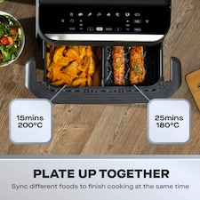 Daewoo 10L Megadrawer Single or Double Air Fryer Dual Drawer Large Capacity thumbnail 5