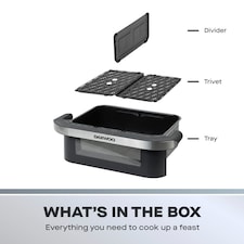 Daewoo 10L Megadrawer Single or Double Air Fryer Dual Drawer Large Capacity thumbnail 6