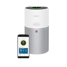 Hoover 300 Air Purifier with Fast Acting H-TRIFILTER Bluetooth-Enabled White