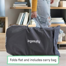 Ingenuity Happy Belly Baby Rock-to-Bounce Massage Seat 0-6 Months - Grey Parker thumbnail 5