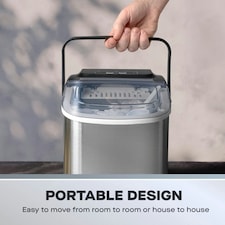 Daewoo Compact Counter top Ice Cube Maker Machine Making 12Kg 9 Blocks in 6 Mins thumbnail 5