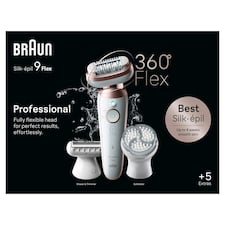 Braun Silk-épil 9 Flex, Epilator For Easy Hair Removal, 9-060 3D, White/Rose Titan thumbnail 2
