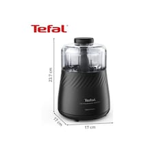 Tefal Eco Respect Moulinette MB710840 Mini Chopper 800W 0.5L Black | Black | 47.99 | 237 x 170 x 170 mm (H x W x D) thumbnail 2